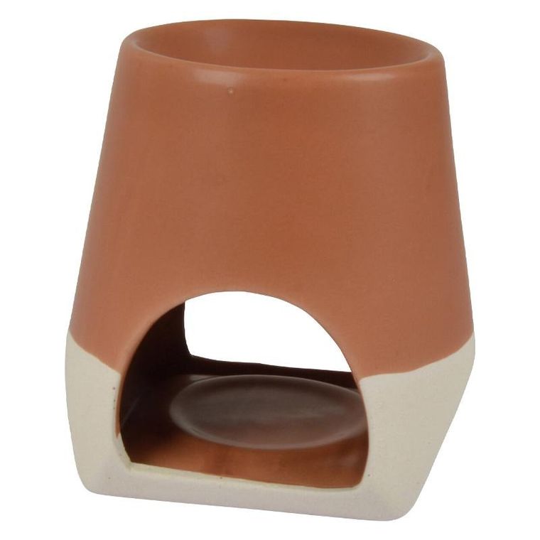 Homea, ceramiczny kominek na tealight i wosk zapachowy, 10,5 cm