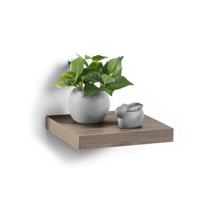 Homea, półka wisząca na ścianę z MDF, dł. 25 cm