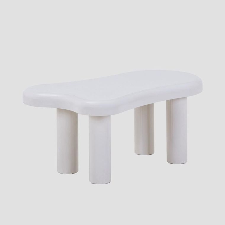 Homla, Alto, stolik kawowy, lakierowany, szary, 100-60-45 cm