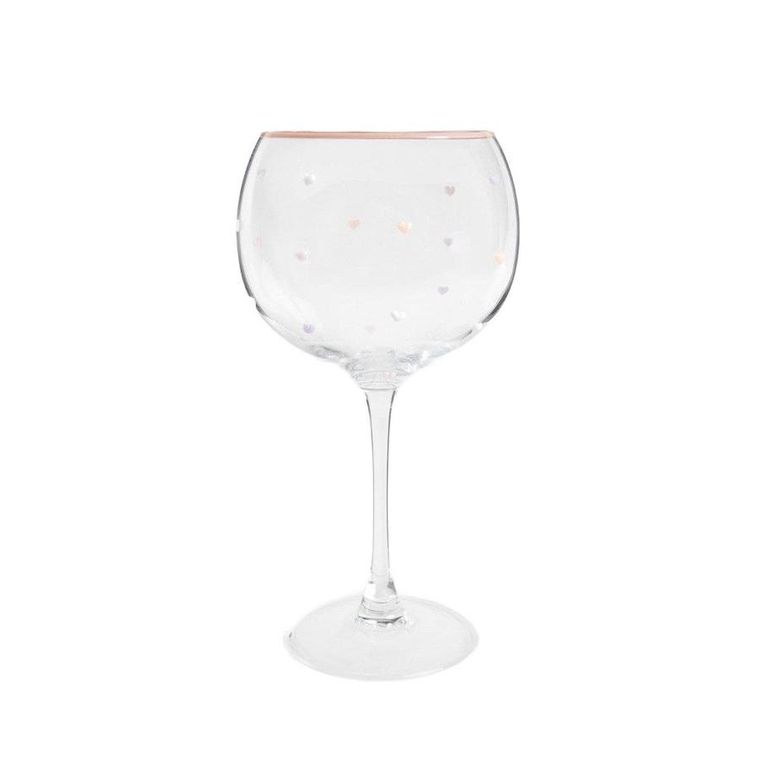 Homla, Amanti, kieliszek w serduszka, pękaty, 0,55l, 731747