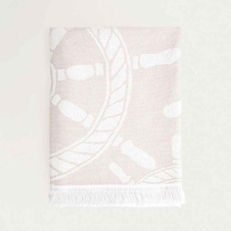 Homla, Ancora, ręcznik plażowy, z marynarskim wzorem, 90-170 cm