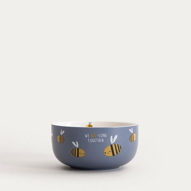 Homla, Annbee, miska, z pszczołą granatowa, 13 cm