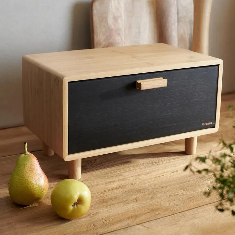 Homla, Bambou, chlebak, czarny, 35-23 cm