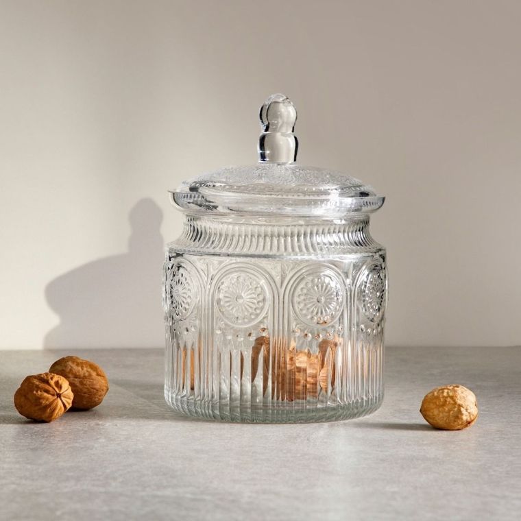 Homla, Barrel, pojemnik, szklany, 1,3l, 746062