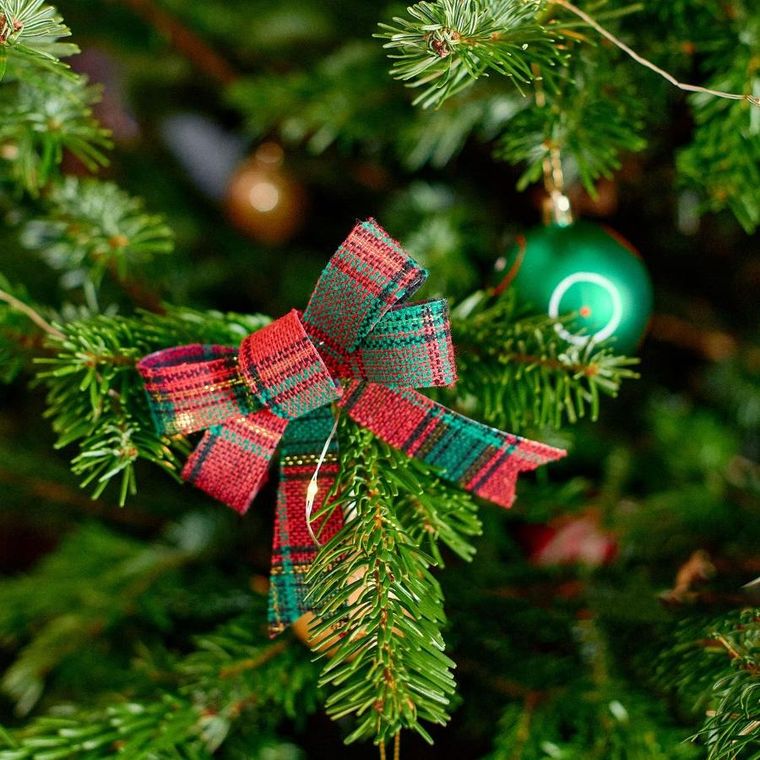 Homla, Bowe, kokarda, w kratę, zestaw, 10 cm, 3 szt.