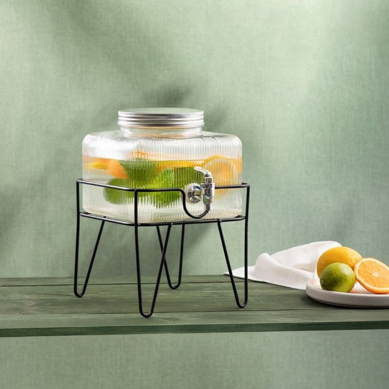 Homla, Calore, dyspenser, ryflowany na stojaku, 3,5l, 744402