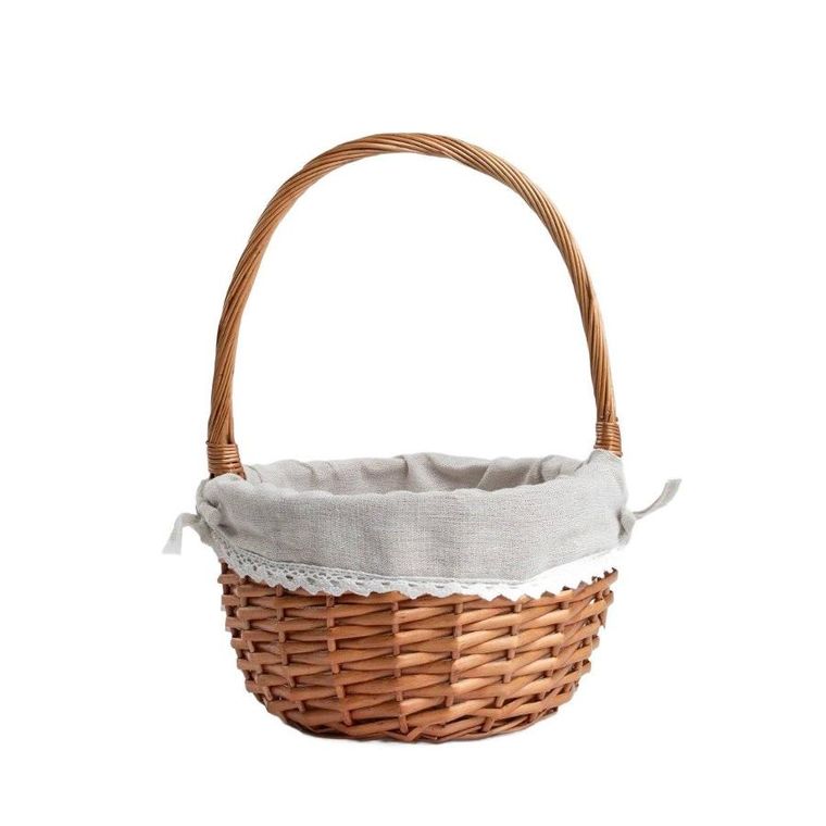 Homla, Carello, koszyk, wiklinowy średni, 25 cm