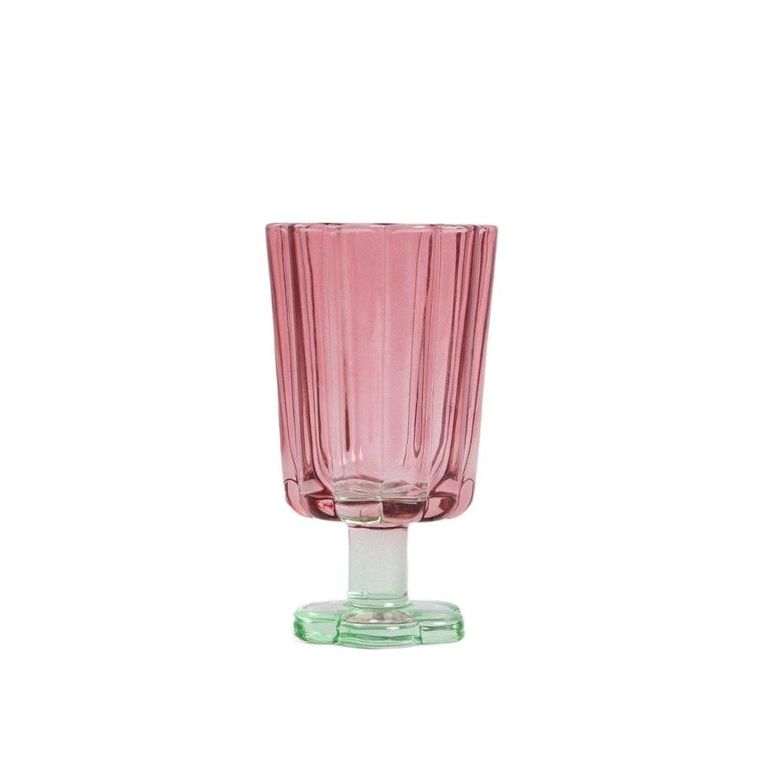 Homla, Cassiar, kieliszek, koralowo-zielony, 0,22 l