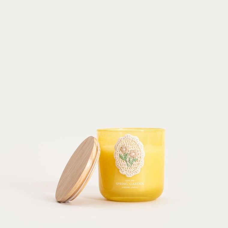 Homla, Crohet, świeca zapachowa, Spring Garden, 300g