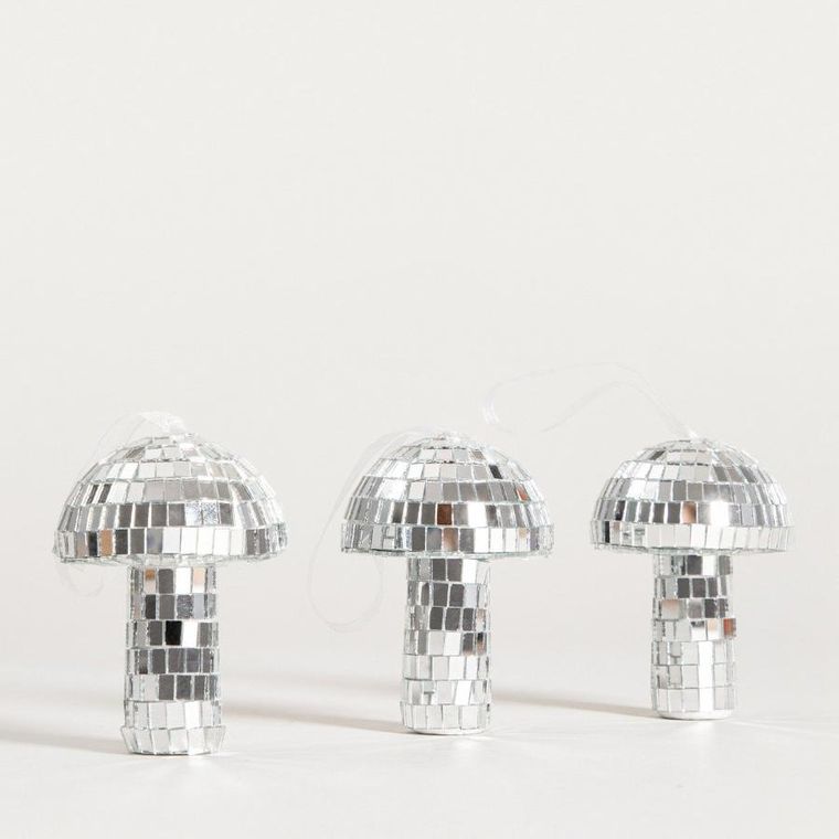 Homla, Disco, zestaw zawieszek, grzybki, 3 szt.