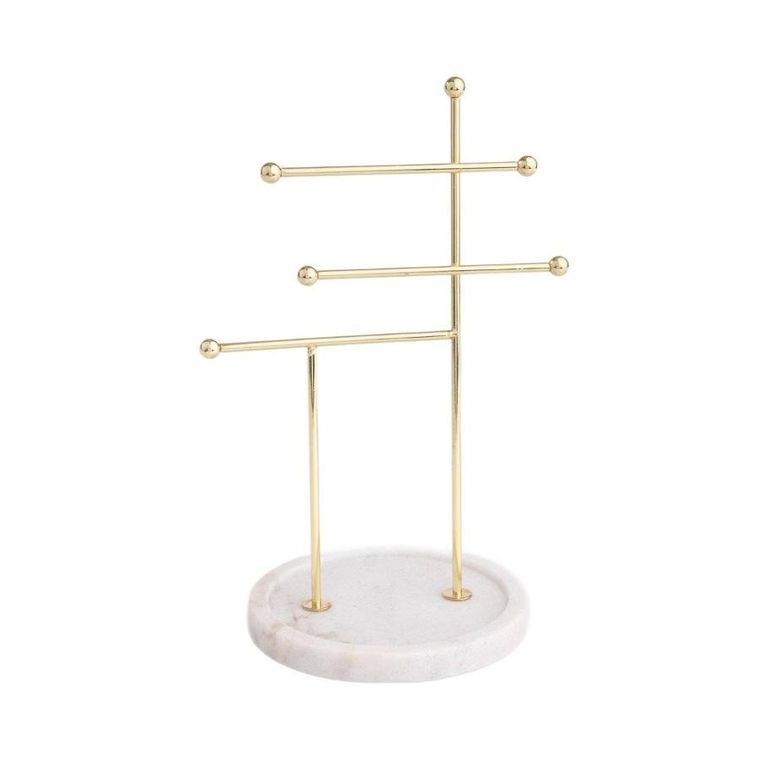 Homla, Dita, ekspozytor na biżuterię, złoty, 20-15-30 cm