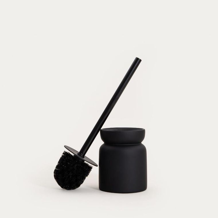 Homla, Elvia, szczotka do WC, czarna, 10,5-13-38,5 cm