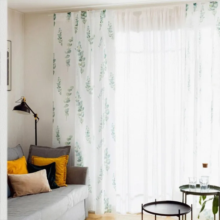 Homla, Eucalipto, zasłona, w liście eukaliptusa, 140-250 cm