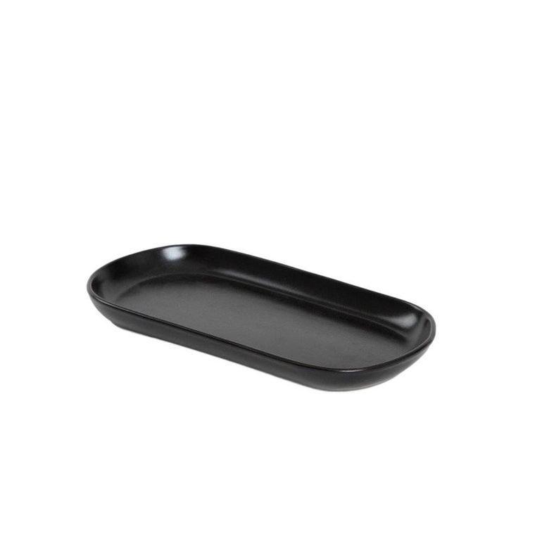 Homla, Famelio, półmisek, owalny czarny, 30 cm
