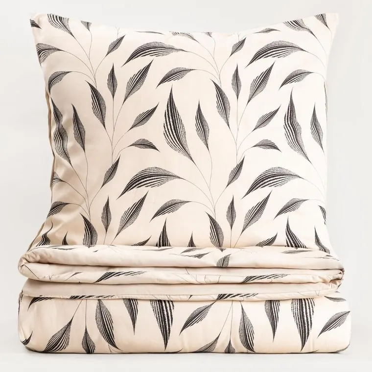 Homla, Felicity, pościel, z mikrofibry z motywem roślinnym, 140-200 cm