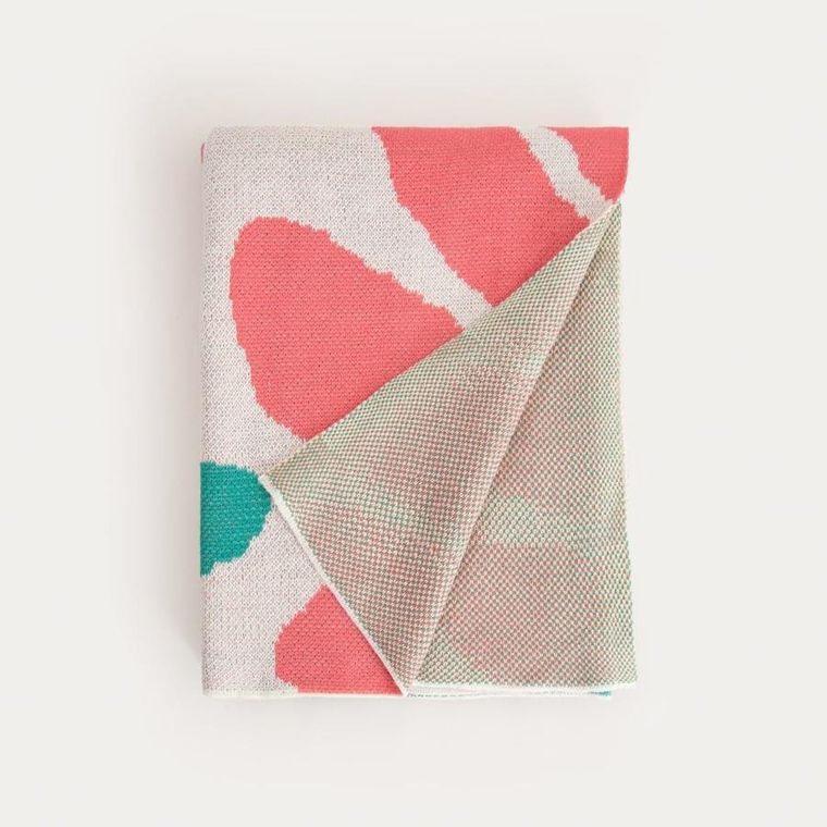 Homla, Felo, koc, z kolorowym motywem kwiatowym, 130-170 cm