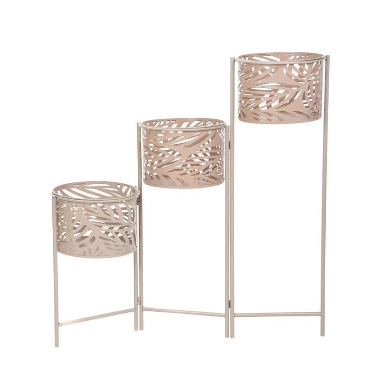 Homla, Floero, kwietnik, z ażurowymi donicami, 64-24-75 cm