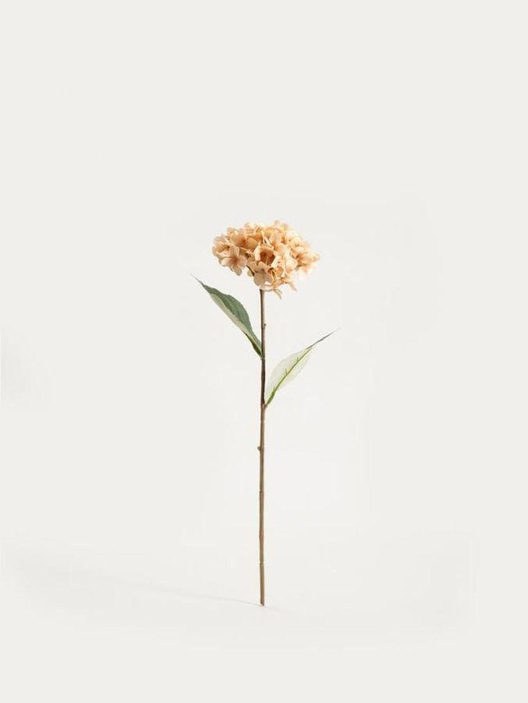 Homla, Fortens, gałązka sztuczna, hortensja beżowa, 52 cm