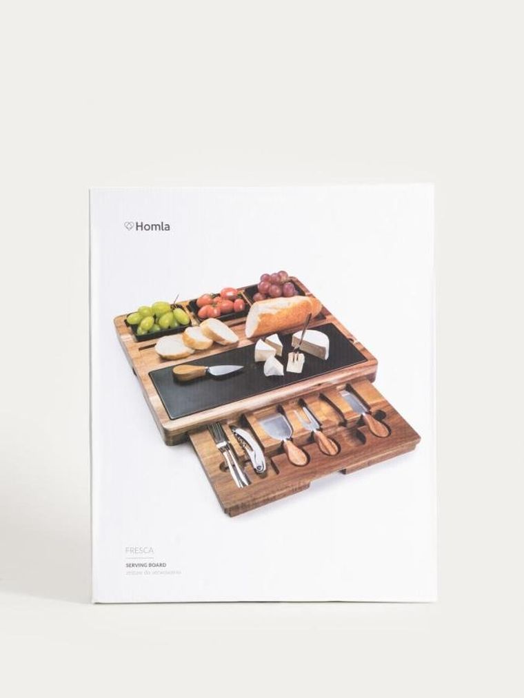 Homla, Fresca, zestaw do serwowanie z akcesoriami, 16 elementów