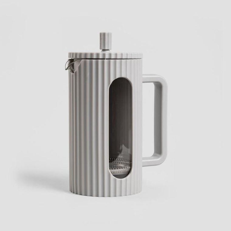 Homla, Genua, zaparzacz, ryflowany szary, 1l