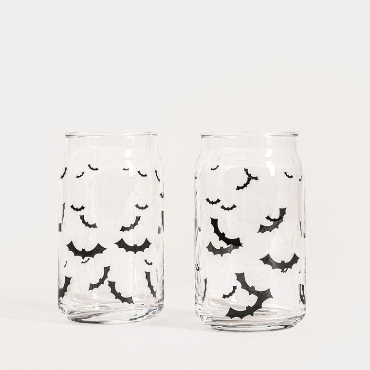 Homla, Ghost Town, zestaw szklanek, z nietoperzami, 0,32l, 2 szt.