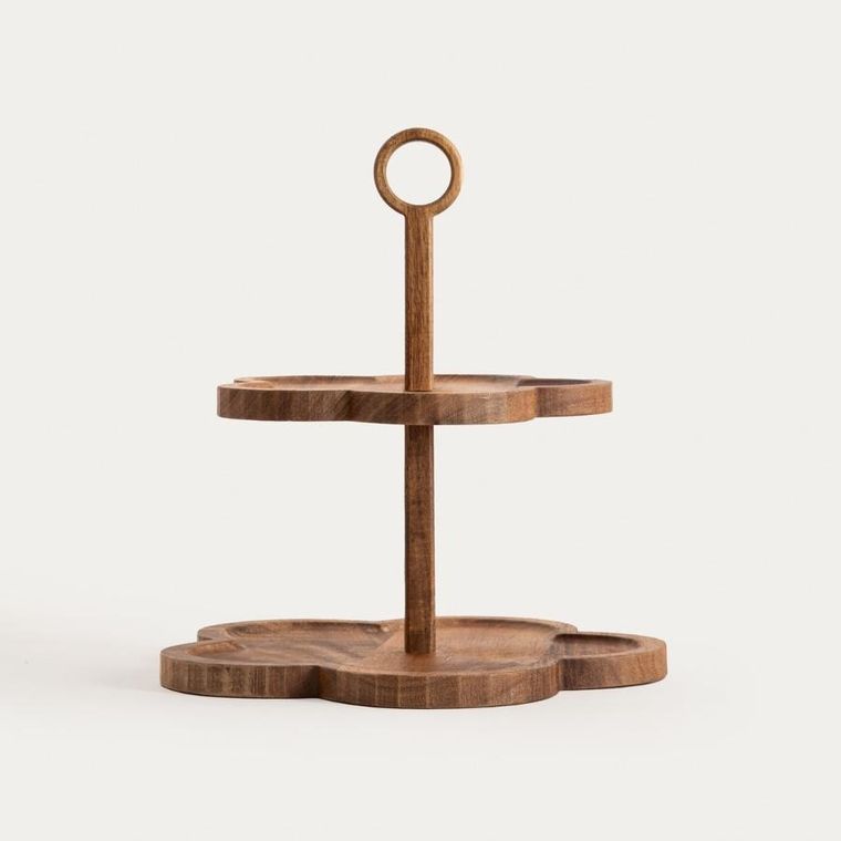 Homla, Gibara, patera, dwupoziomowa w kształcie kwiatka, 25-28,5 cm