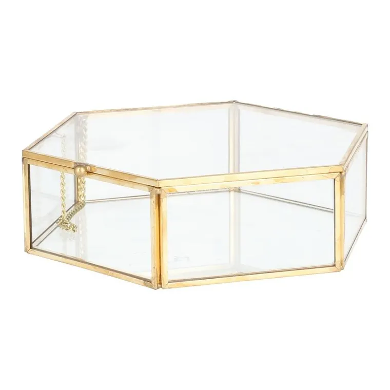 Homla, Grazia, szkatułka sześciokątna, 17-16-5 cm