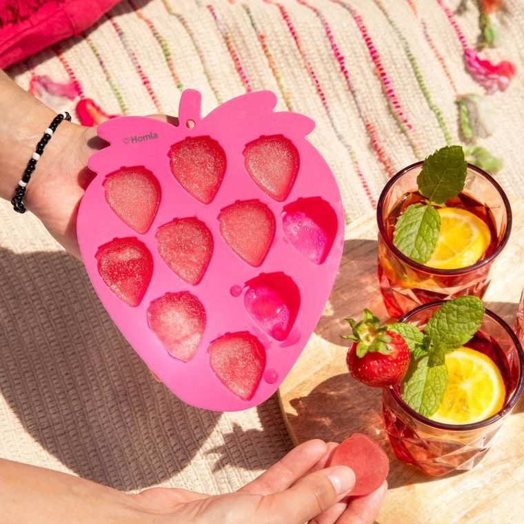 Homla, Ice, foremka do lodu truskawka, 19-4 cm