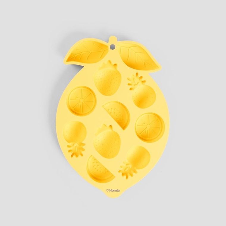 Homla, Ice Summer, forma na kostki lodu, cytryny, 23-17 cm