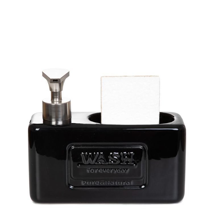 Homla, Jasai, Dozownik czarny z gąbką 18-16 cm