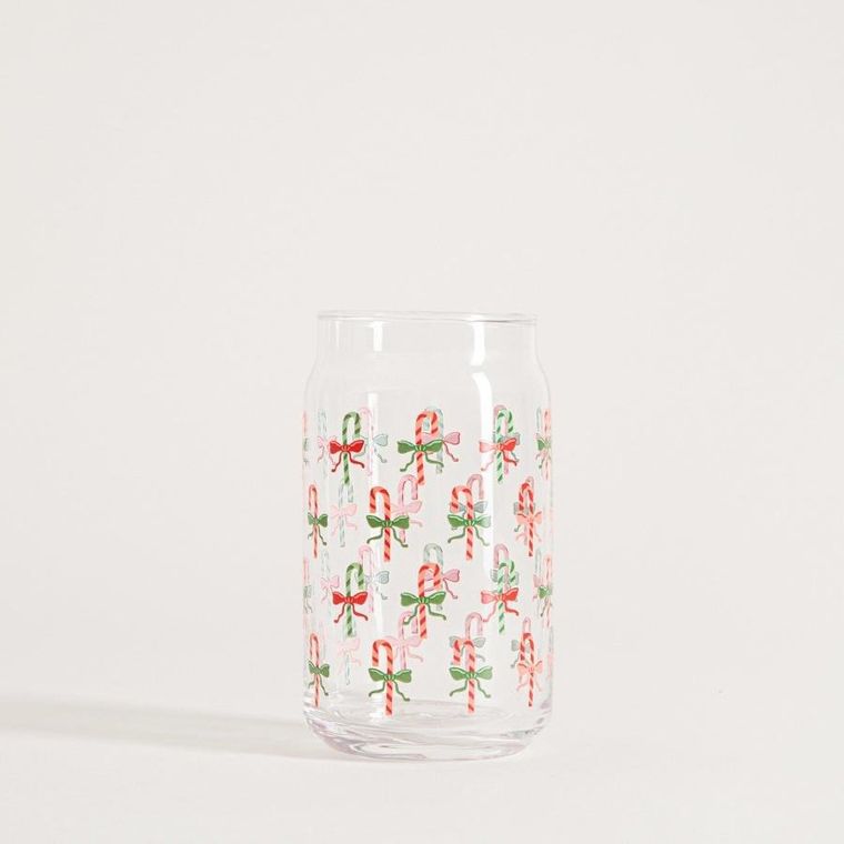 Homla, Konev, zestaw szklanek, z printem kokradek i lasek, 2 szt., 0,53l