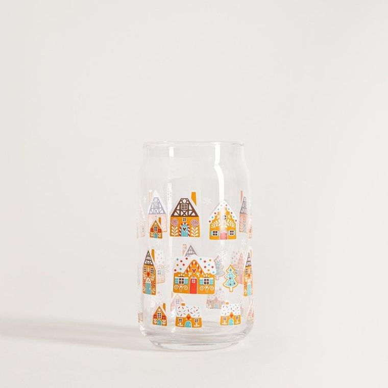 Homla, Konev, zestaw szklanek, ze świątecznym printem, 2 szt., 0,53l