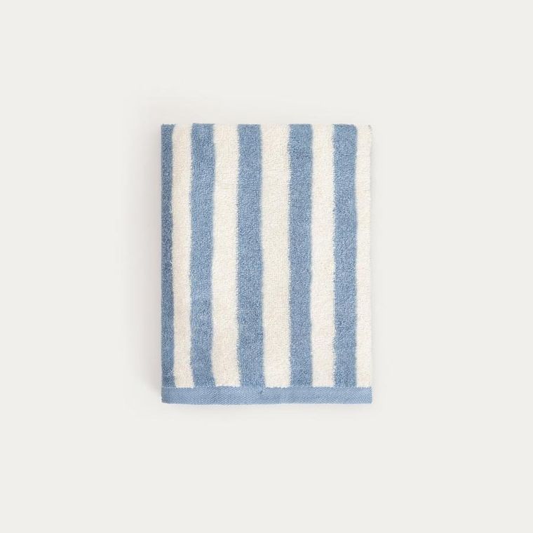 Homla, Listra, ręcznik, w niebieskie paski, 50-90 cm