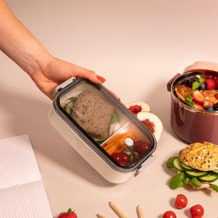 Homla, Loene, lunchbox, biały, 0,75l, 858937