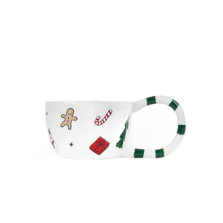 Homla, Lolla, kubek, z dużym uchem zielony, 0,3l