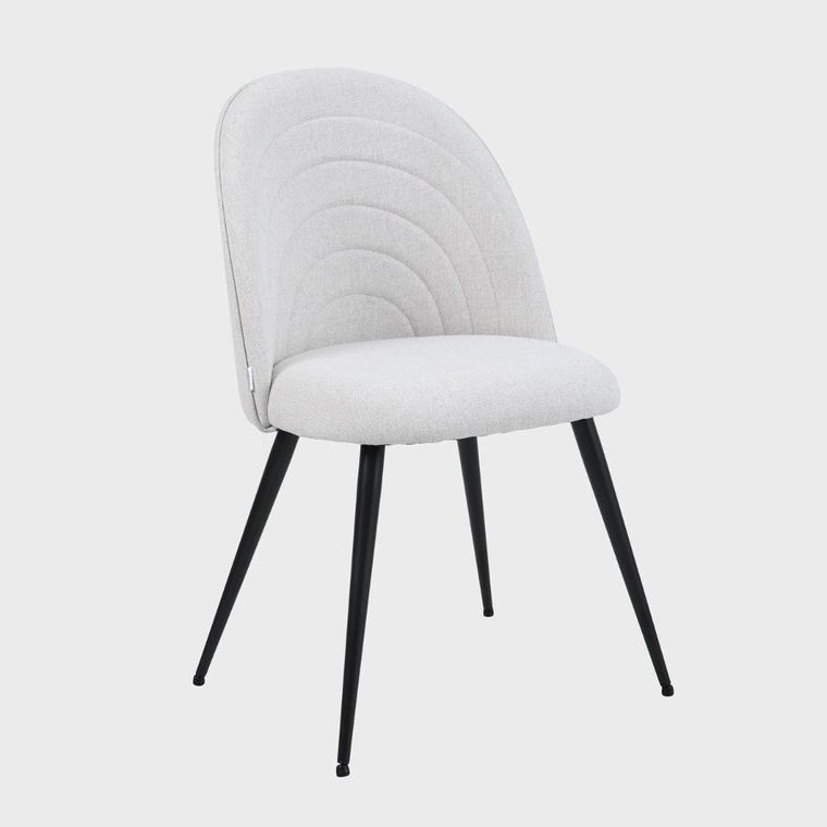 Homla, Ludi, krzesło, beżowe, 50-53-85 cm