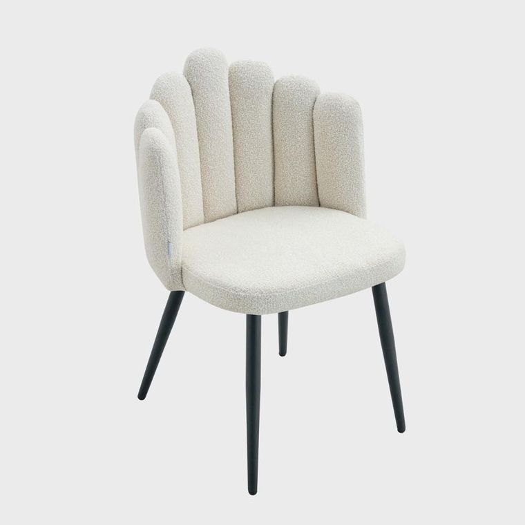 Homla, Luxe, krzesło, Ecru, 49-55-85 cm