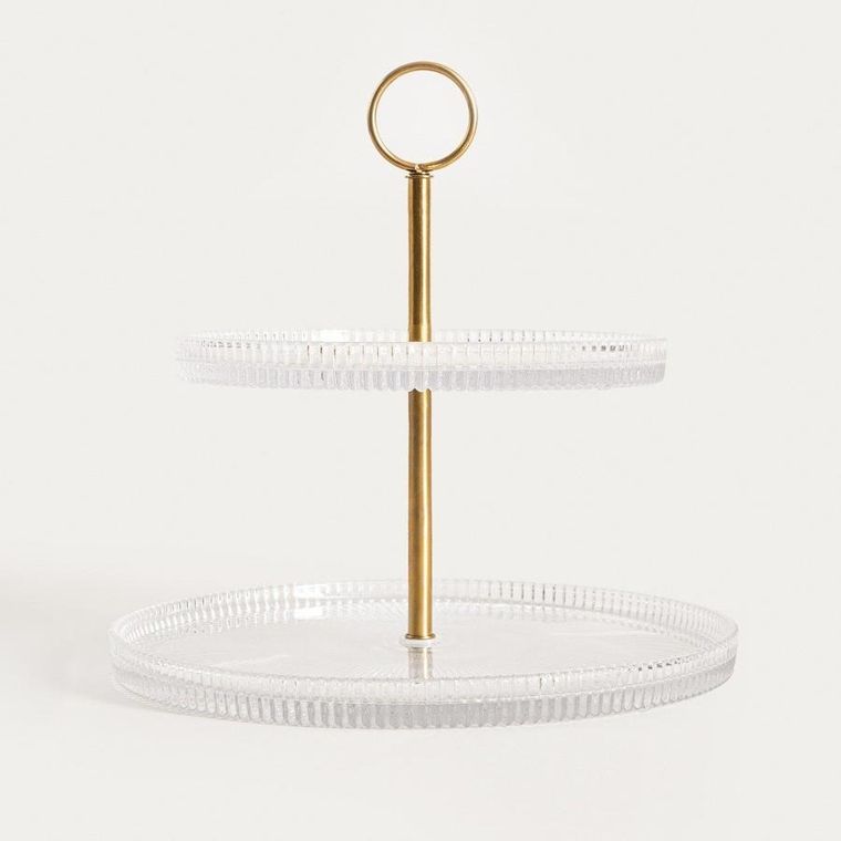 Homla, Lynn, patera, dwupoziomowa ryflowana, 23-24,5 cm