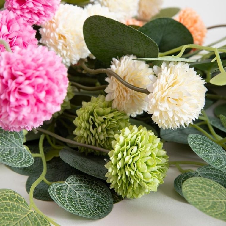 Homla, Marita, bukiet kwiatów, stokrotki pełne kolorowe, 70 cm