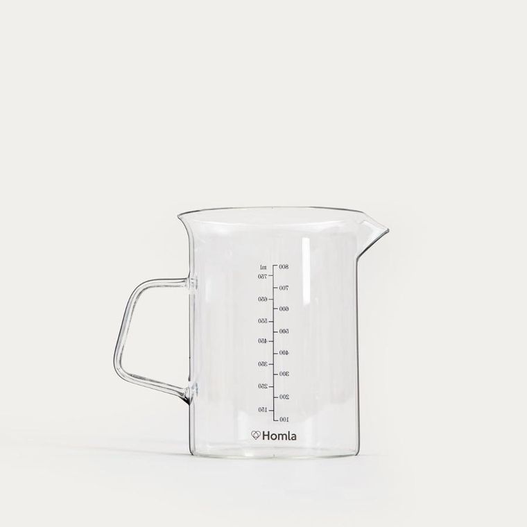 Homla, Mavis, miarka, szklana transparentna, 0,8l