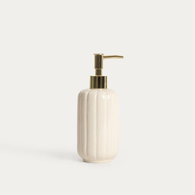 Homla, Melida, dozownik, ceramiczny, 7,5-7,5-18,5 cm