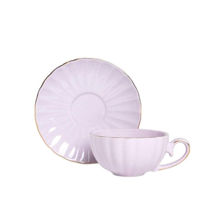 Homla, Mina, filiżanka, ze spodkiem mała fioletowa, 0,2 l