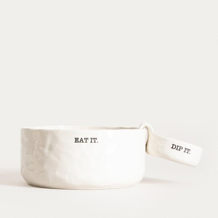 Homla, Mink, naczynie do serwowania, z miejscem na dip, 17 cm