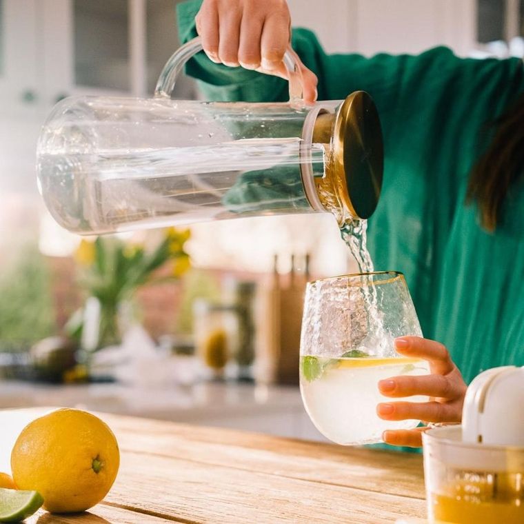 Homla, Minta, Dzbanek ze złotym wieczkiem 1,4l