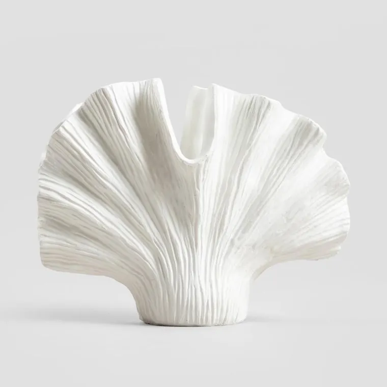 Homla, Modern Hamptons, wazon, w kształcie muszli, 20-11-16 cm