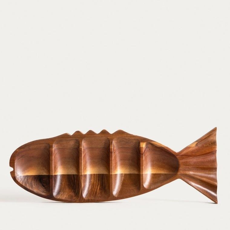 Homla, Mooka, deska, do serwowania w kształcie ryby, 39,5-14 cm