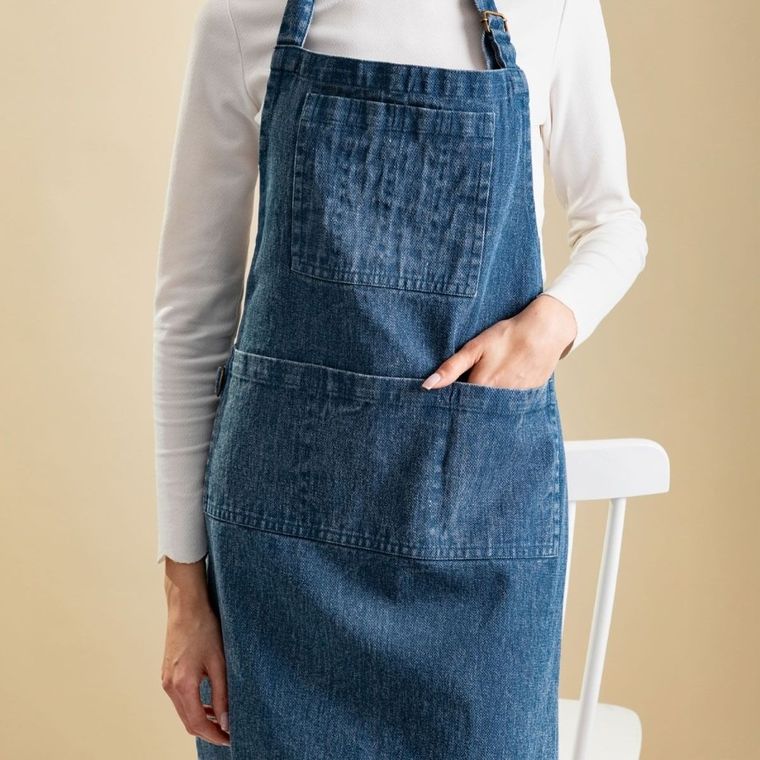 Homla, Nash, fartuch kuchenny, jeansowy, 60-80 cm, 740930