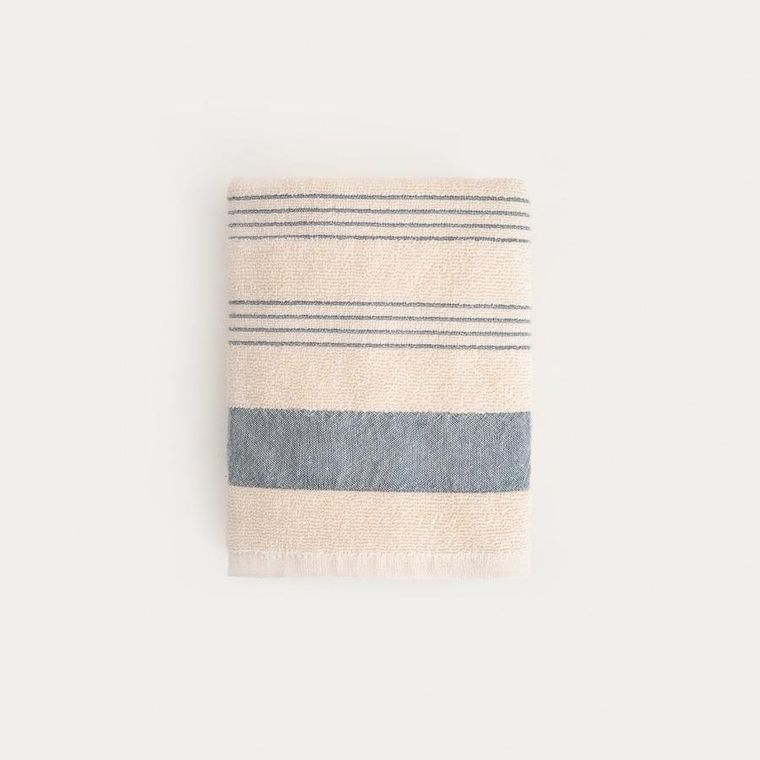 Homla, Nebo, ręcznik, niebieski w paski, 50-90 cm