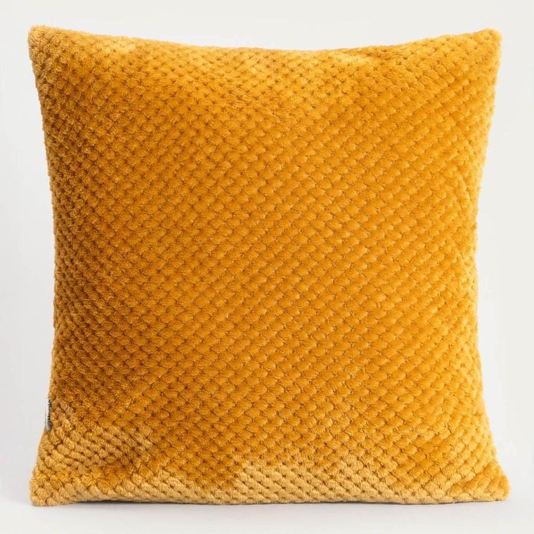 Homla, Noah, poszewka, ziarnka ryżu musztardowa, 45-45 cm, 2 szt.