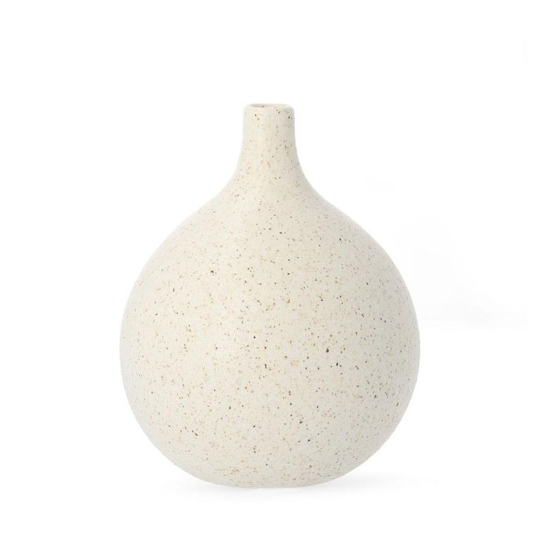 Homla, Novo, wazon, okrągły w kropki, 15-15-21 cm